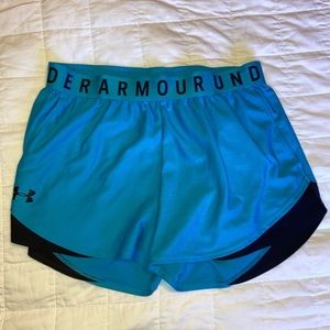 UNDER ARMOUR, blue shorts